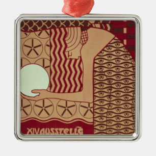 Ornement Métallique Affiche pour la 14ème exposition de Vienne