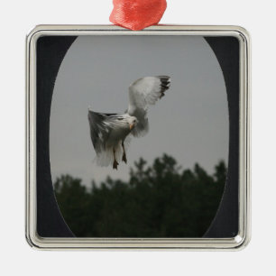 Ornement Métallique Ajouter une photo grand cadre ovale (noir)