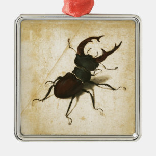 Ornement Métallique Albrecht Durer Stag Beetle Renaissance Art Vintage