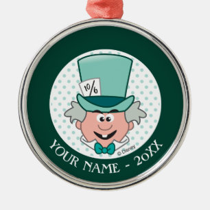 Ornement Métallique Alice au pays des merveilles   Mad Hatter Emoji