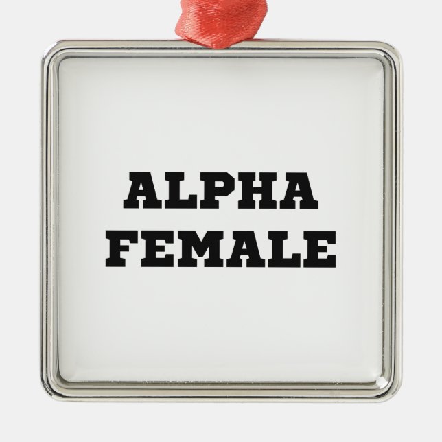 Ornement Métallique Alpha femelle (Devant)