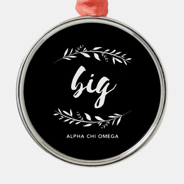 Ornement Métallique Alpha guirlande d'Omega | de Chi grande (Devant)