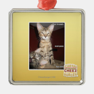 Ornement Métallique Amis d'idiot