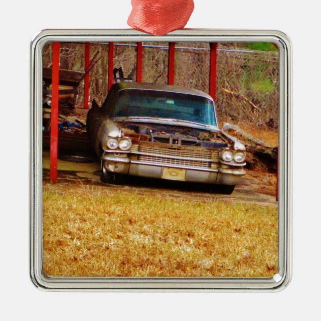 Ornement Métallique Argent 1963 Sadan Deville (Devant)