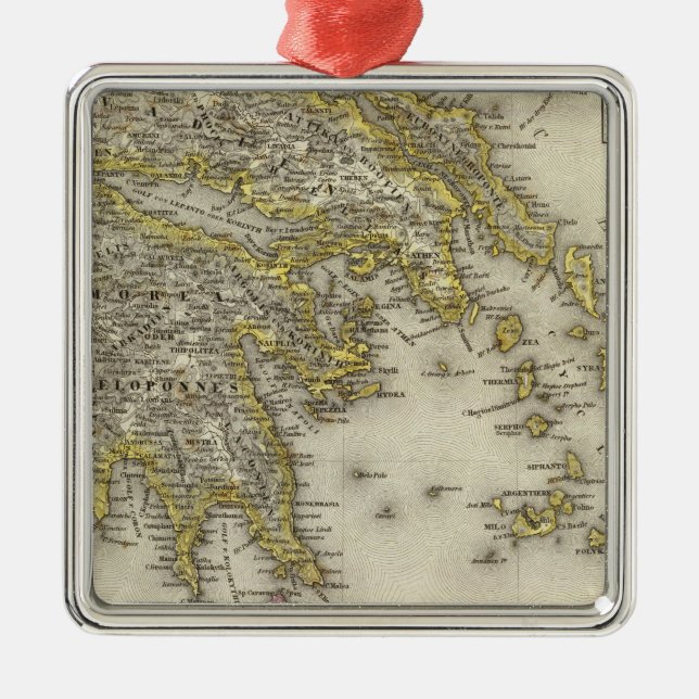 Ornement Métallique Athènes, Grèce (Devant)