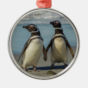 Ornement Métallique Au pair des penguins