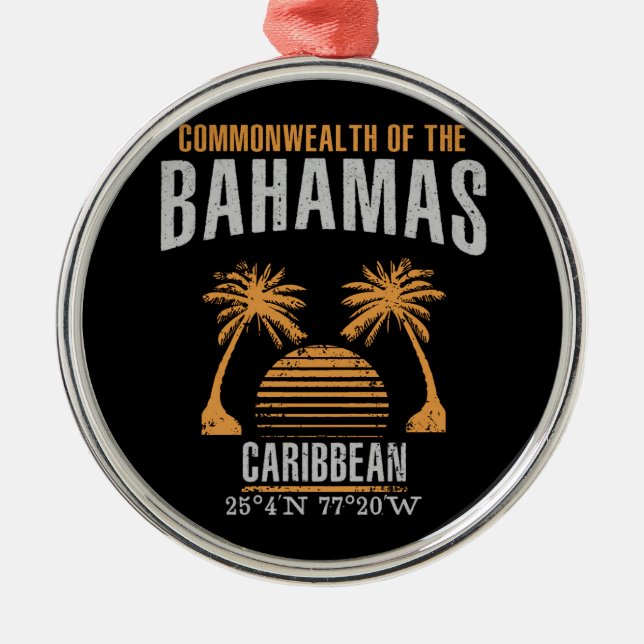 Ornement Métallique Bahamas (Devant)
