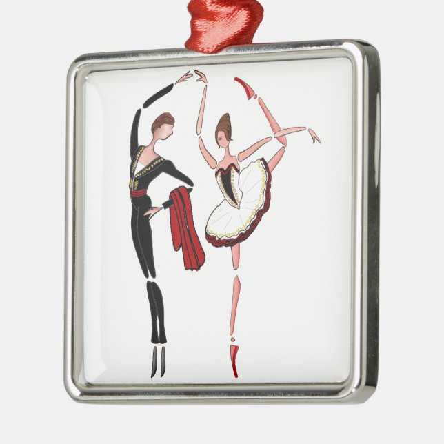 ORNEMENT MÉTALLIQUE BALLERINE ORNAMEN DES DANSEURS CLASSIQUES KITRI DE (Gauche)