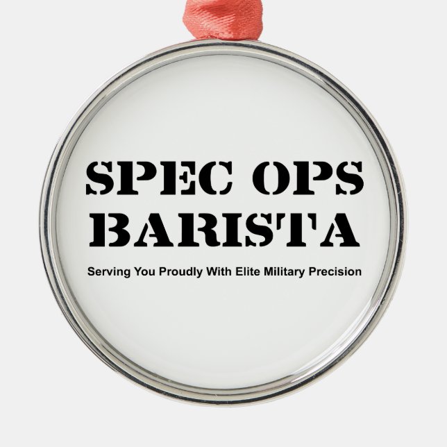 Ornement Métallique Barman de Spéc. Ops (Devant)