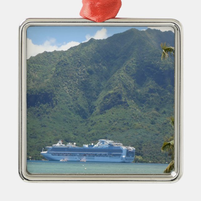 Ornement Métallique Bateau de croisière de princesse de saphir de (Devant)