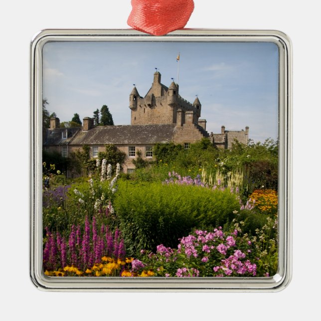 Ornement Métallique Beaux jardins et célèbre château en Ecosse (Devant)