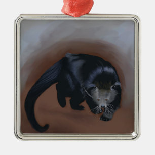 Ornement Métallique Binturong