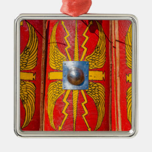 Ornement Métallique Bouclier militaire romain - Scutum