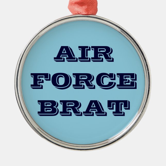 Ornement Métallique Brat de la Force aérienne (Devant)