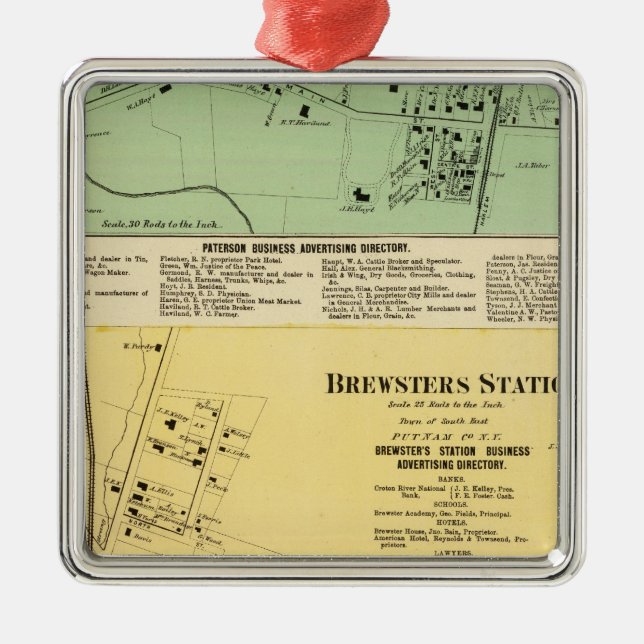 Ornement Métallique Brewsters Sta, Patterson (Devant)