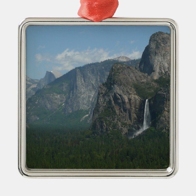 Ornement Métallique Bridalveil Falls et Half Dome à Yosemite (Devant)