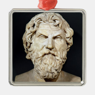 Ornement Métallique Buste d'Antisthenes