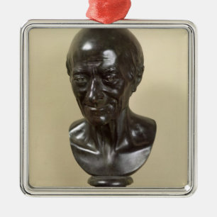 Ornement Métallique Buste de Voltaire 1778