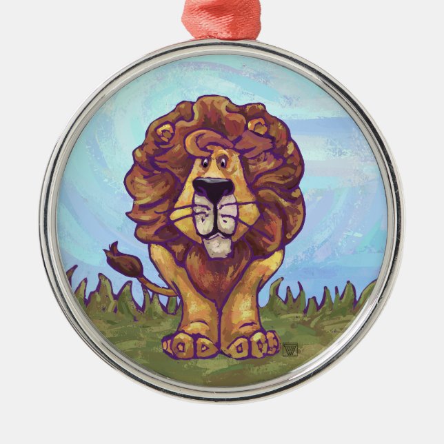 Ornement Métallique Cadeaux et accessoires Lion (Devant)