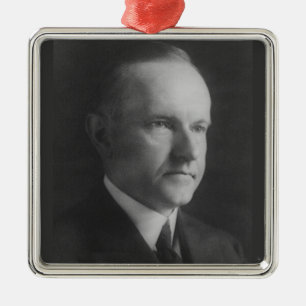 Ornement Métallique Calvin Coolidge 30e Président