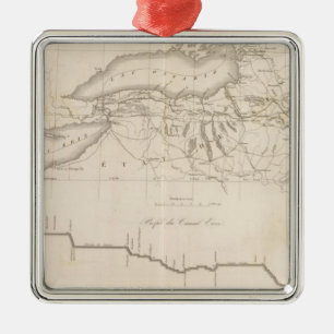 Ornement Métallique Canal d'Erie