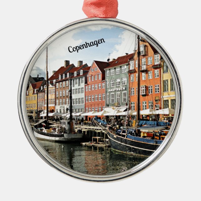 Ornement Métallique Canal Pittoresque à Copenhague (Devant)