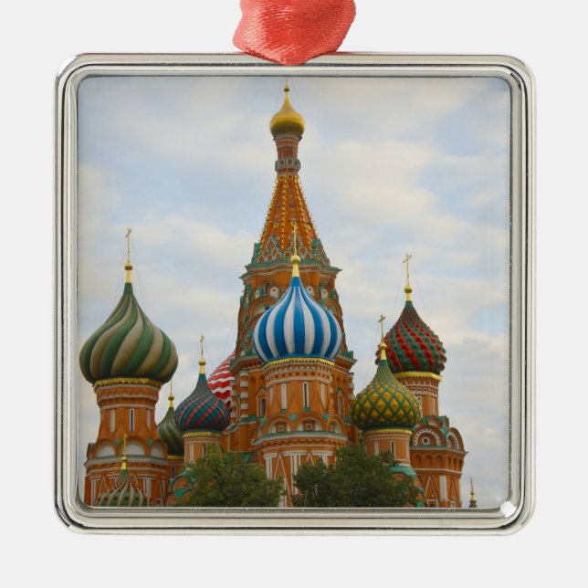 Ornement Métallique Cathédrale Saint-Basile en Carré rouge, Moscou (Devant)