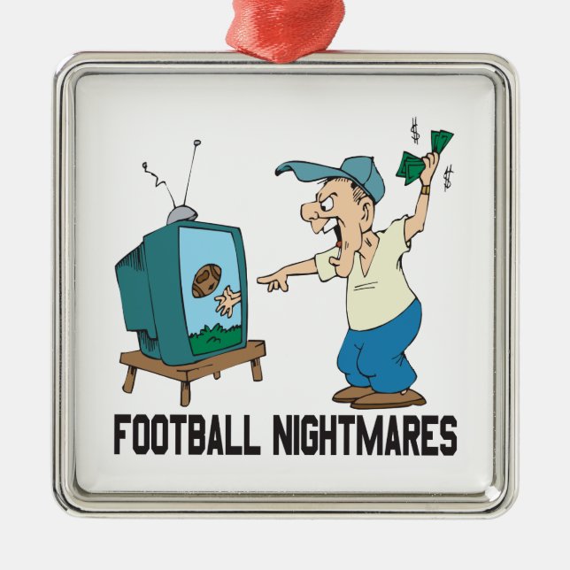 Ornement Métallique Cauchemars du football (Devant)