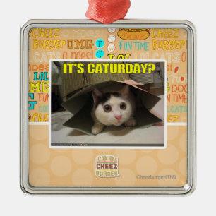 Ornement Métallique C'est Caturday ?