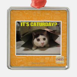 Ornement Métallique C'est Caturday ?