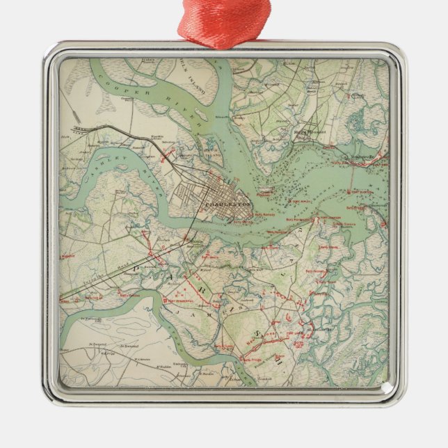 Ornement Métallique Charleston, défenses (Devant)