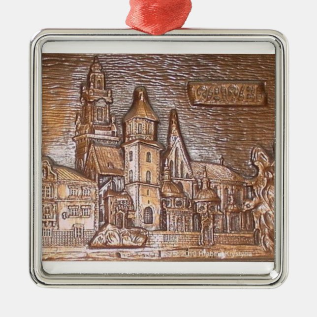 ORNEMENT MÉTALLIQUE CHÂTEAU DE WAWEL À CRACOVIE POLOGNE (Devant)