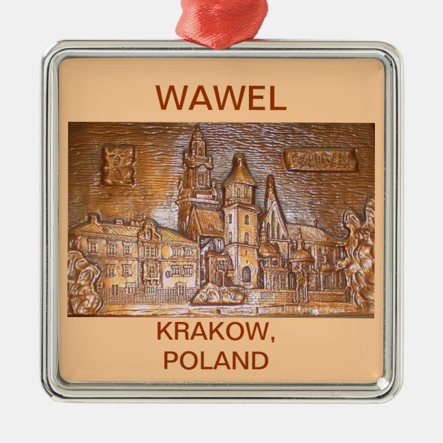 ORNEMENT MÉTALLIQUE CHÂTEAU DE WAWEL CRACOVIE POLOGNE SUR L'ARRIÈRE - (Devant)