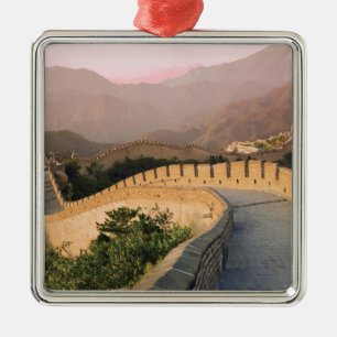 Ornement Métallique Chine, comté de Huairou, Coucher de soleil sur le