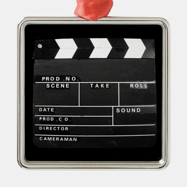 Ornement Métallique cinéastes vidéastes Conception de la carte graphiq (Devant)