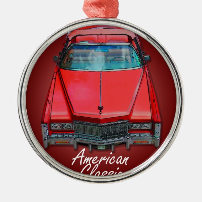 Ornement Métallique Classique américain Casillac 1975 Eldorado (Devant)