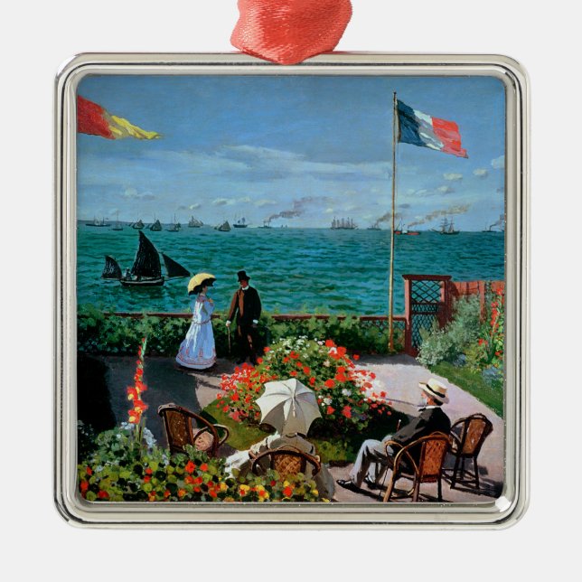Ornement Métallique Claude Monet | la terrasse chez Sainte-Adresse, (Devant)
