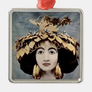 Ornement Métallique Coiffe sumérienne portée par la Shub-annonce de