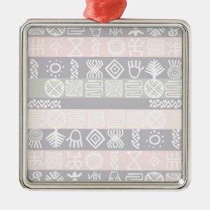 Ornement Métallique Conception de Boho Africain Ethnique