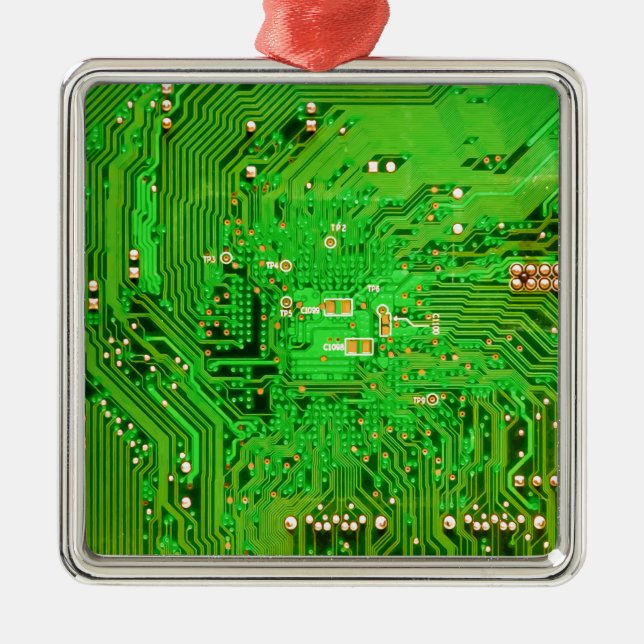 Ornement Métallique Conception des cartes de circuits (Devant)