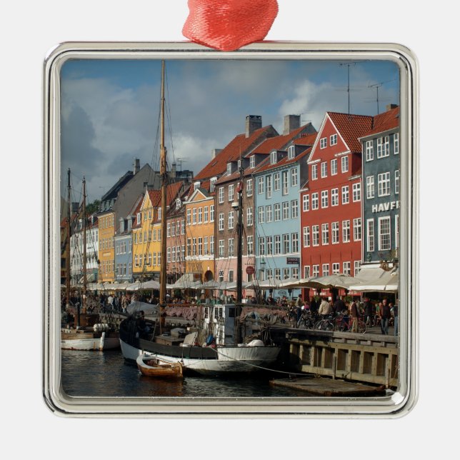Ornement Métallique Copenhague Nyhavn (Devant)