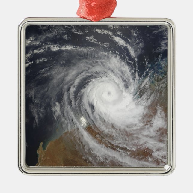 Ornement Métallique Cyclone tropical Billy sur l'Australie 2 (Devant)
