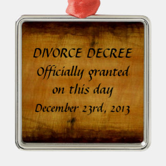 Ornement Métallique Décret de divorce