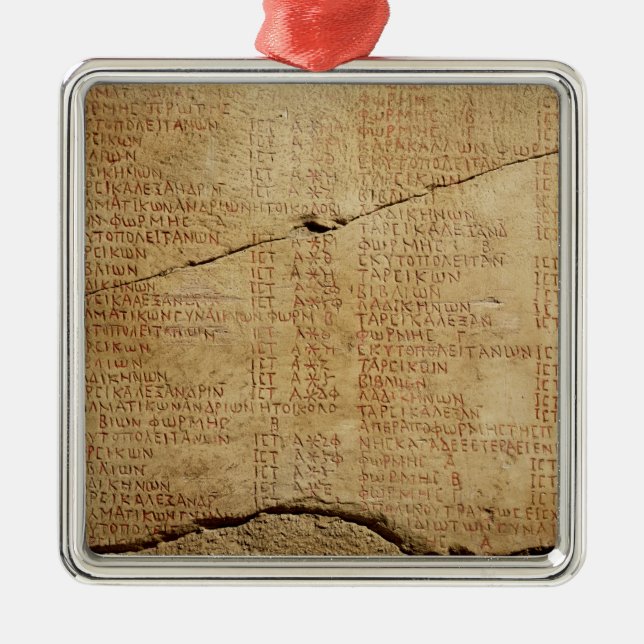 Ornement Métallique Décret d'empereur Diocletian (Devant)