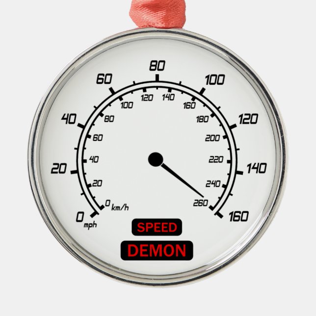 Ornement Métallique Démon de vitesse (Devant)