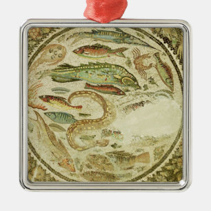 Ornement Métallique Détail des poissons, les quatre saisons, de Vega