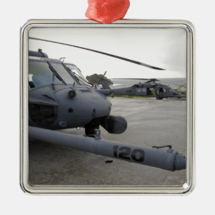 Ornement Métallique Deux Hawks HH-60G Pave
