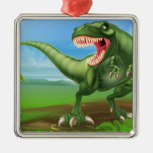 Ornement Métallique Dinosaure de T Rex