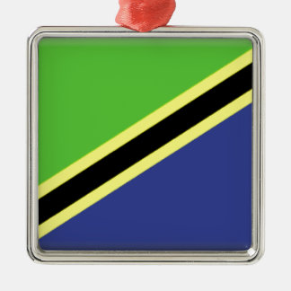 Ornement Métallique Drapeau de la Tanzanie