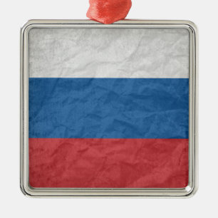 Ornement Métallique Drapeau russe